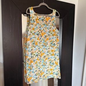 LC Lauren Conrad Floral Dress in Yellow, Blue & Green